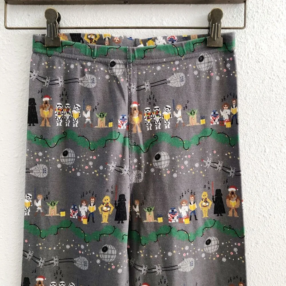 HANNA ANDERSSON Kid's Star Wars 100% Organic Cotton Pajama Pants‎ Size 14